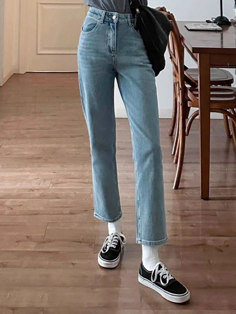 DressBetty - 2024 Relaxed Fit Boyfriend Denim Cargo Y2K Streetwear Straight Leg Jeans