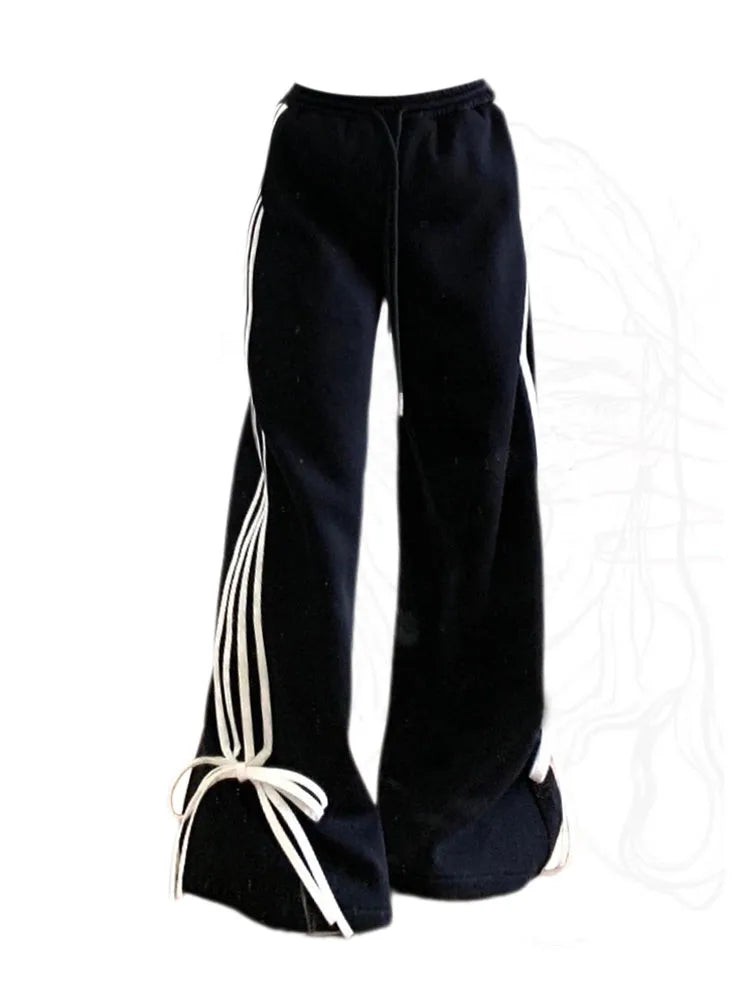 Women's Y2K Elastic Waist Gothic Hiphop Casual Sporting Sweatpants
