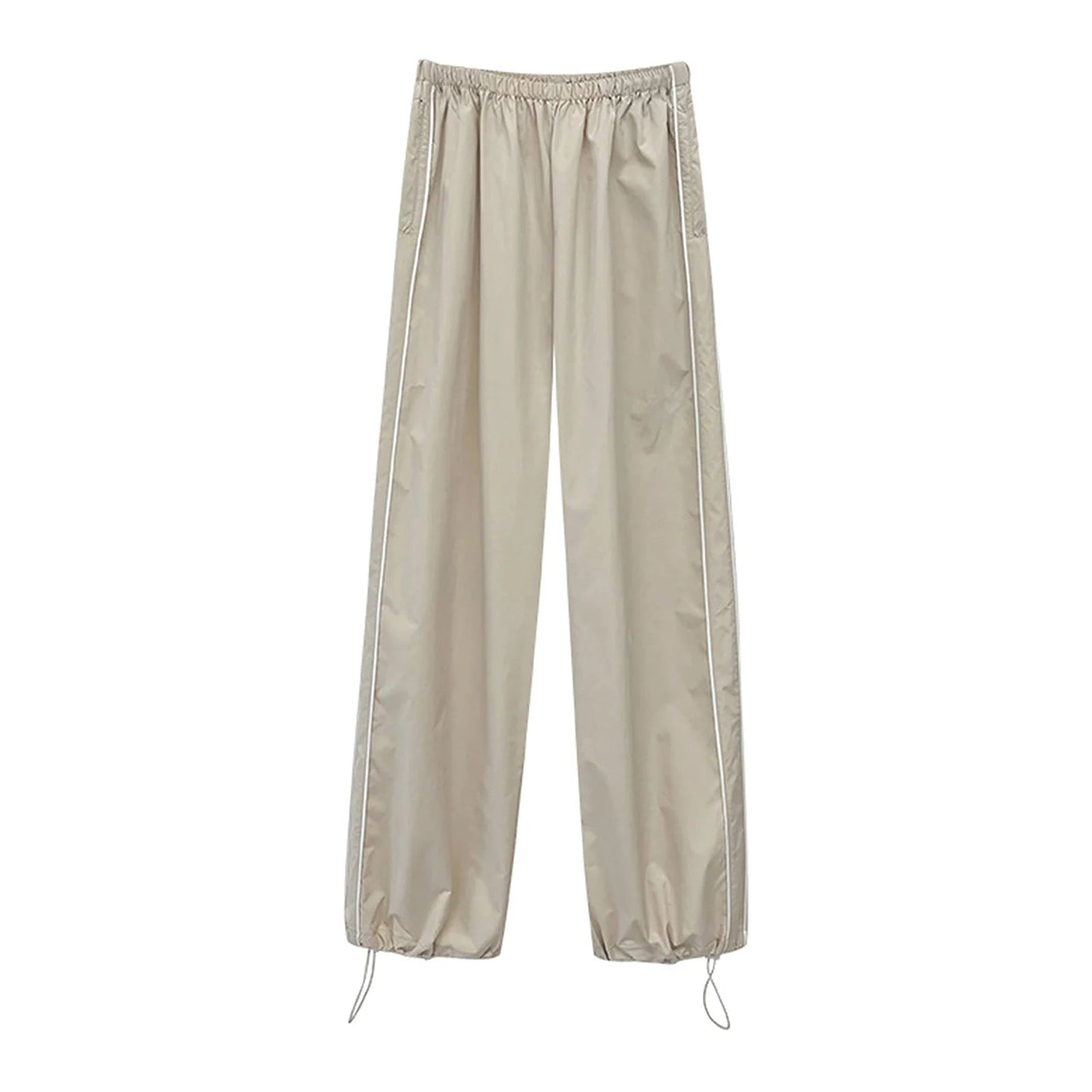 Loose Y2K Baggy Cargo Drawstring Elastic Low Waist Sweatpants