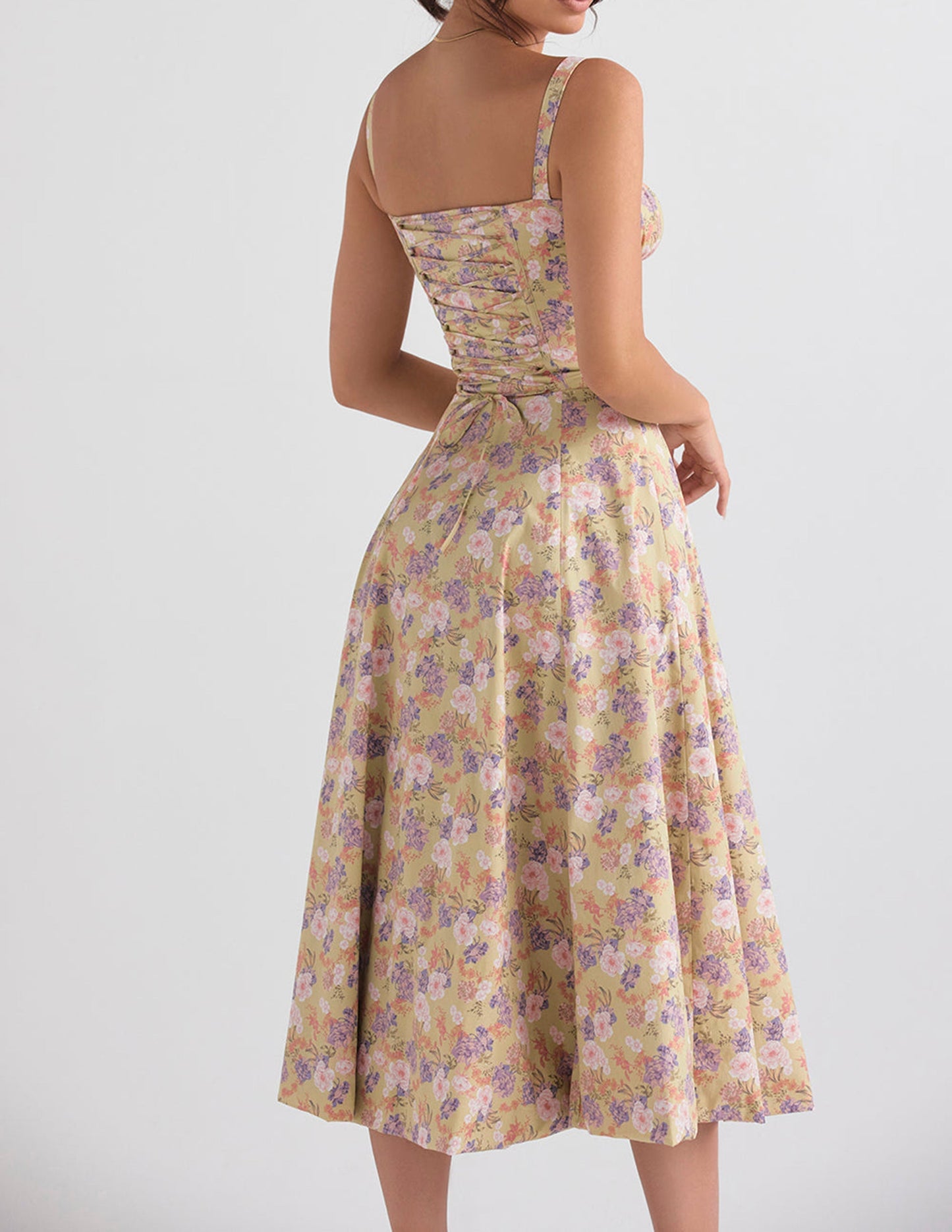 Selina | Waist Shaper Flower Sundress