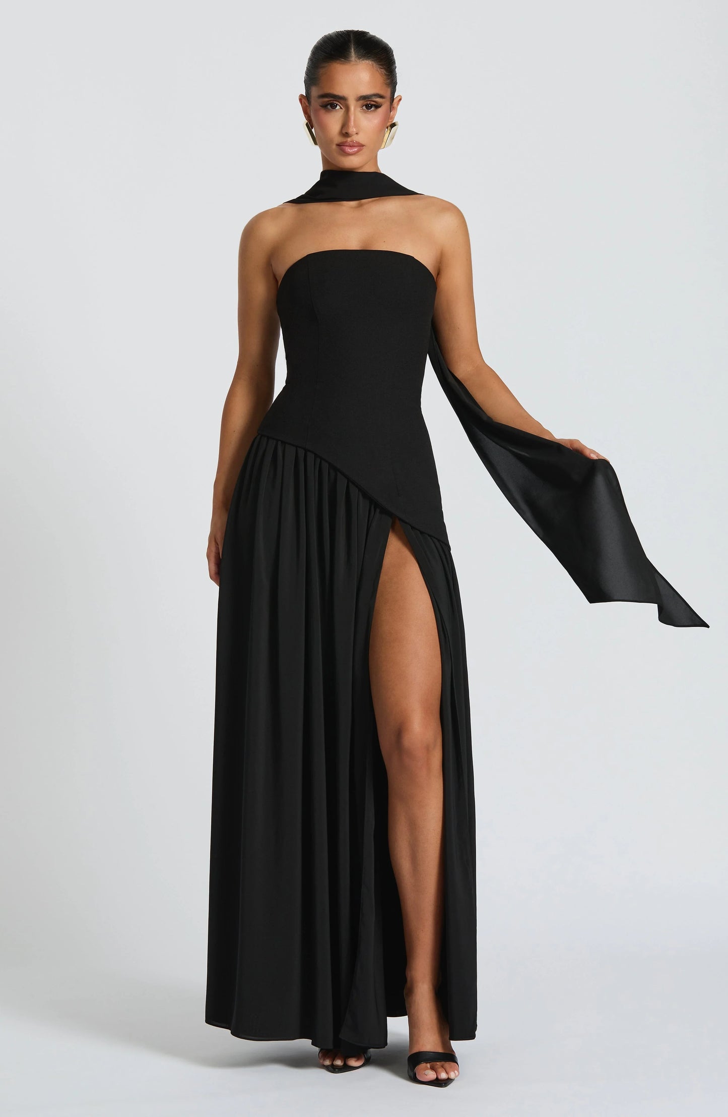 Maia - Strapless Maxi Dress