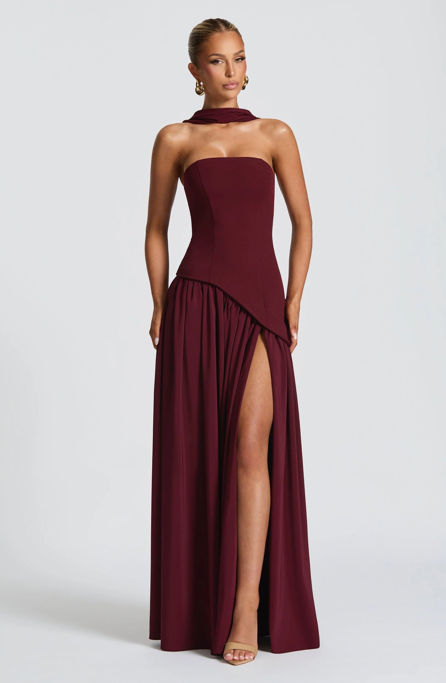 Maia - Strapless Maxi Dress