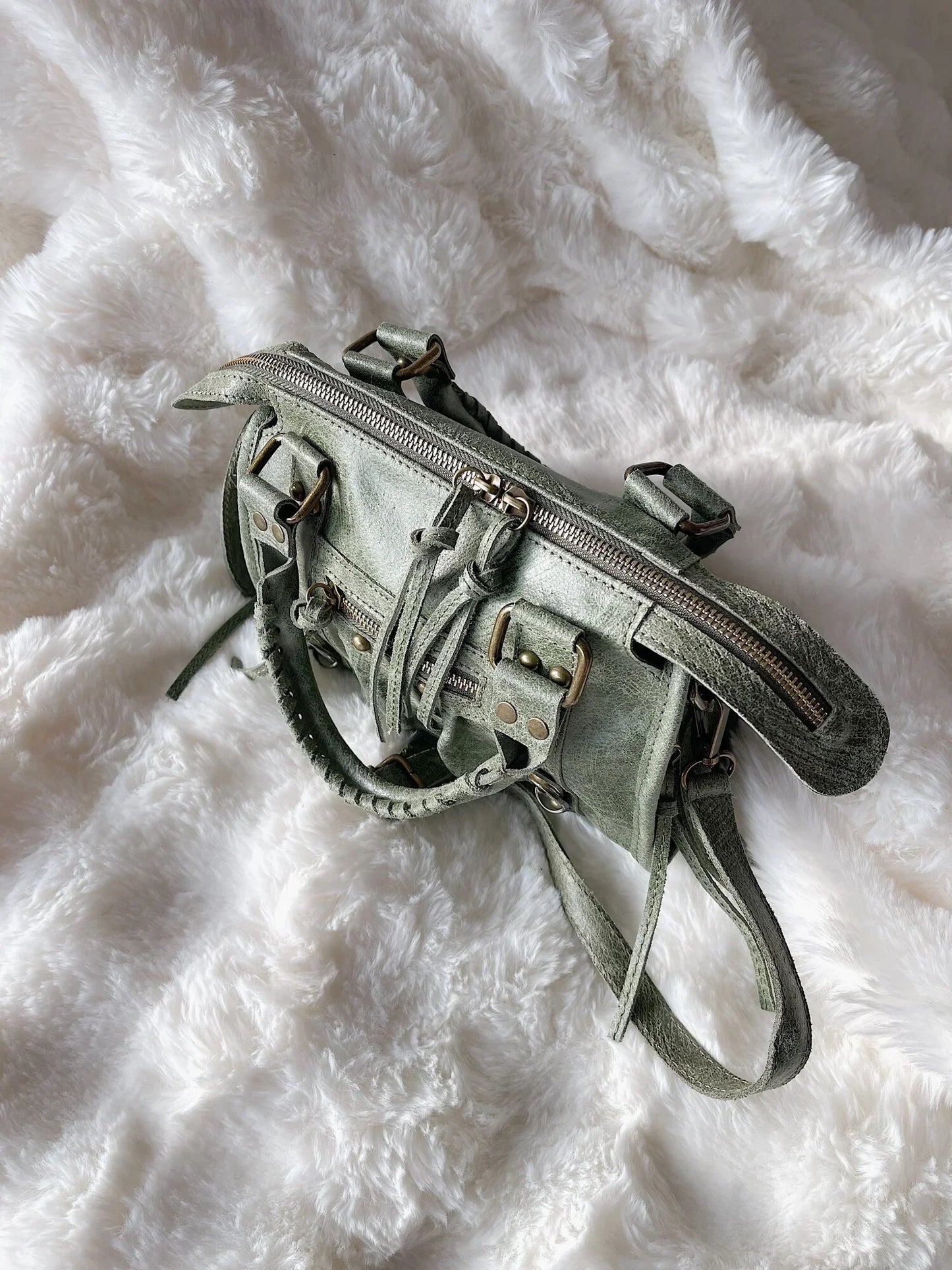 Powder Green City Bag
