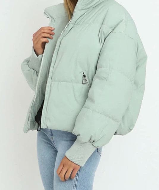 DressBetty - Women's Vintage Green Casual Pockets Coat