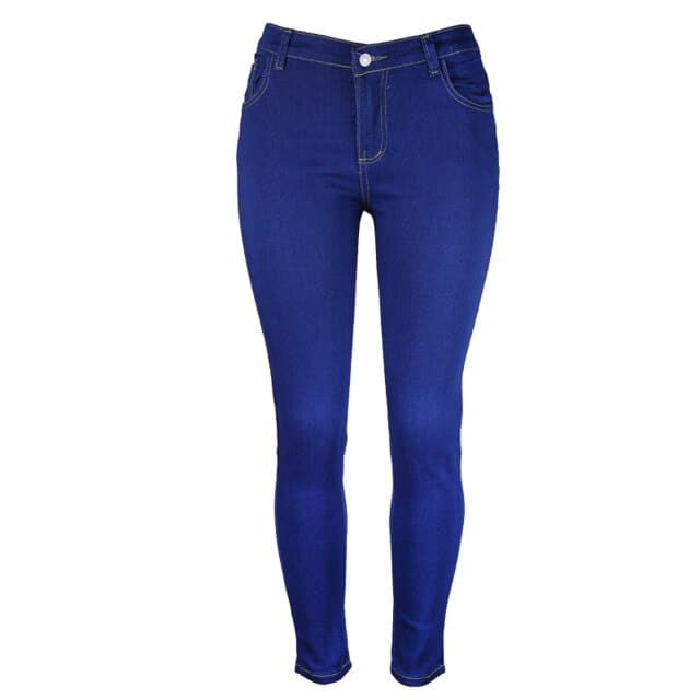 DressBetty - Women Middle Waist Button Wash Hip Lift Jegging Jeans Genie Slim Fashion Large Small Leg Pockets Woman Fitness sexy Pants