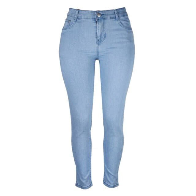 DressBetty - Women Middle Waist Button Wash Hip Lift Jegging Jeans Genie Slim Fashion Large Small Leg Pockets Woman Fitness sexy Pants
