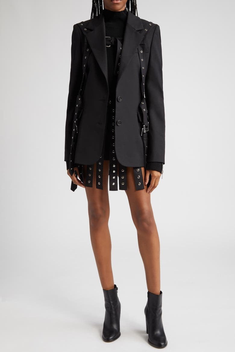 Kimora Belt Embellished Blazer