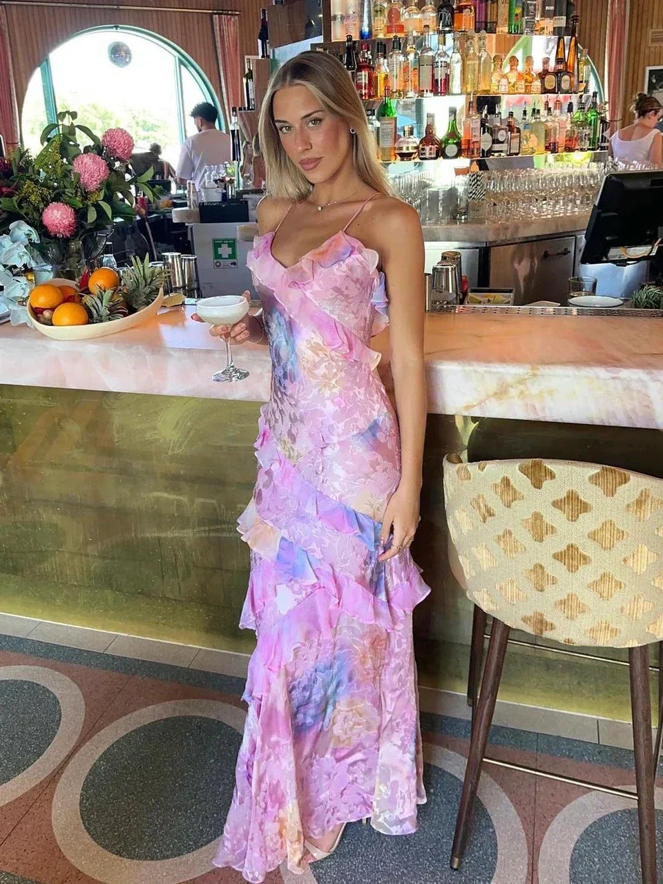 SALE 50% OFF Cassidy | Charming Ruffle Dress
