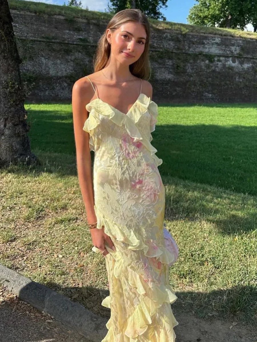 SALE 50% OFF Cassidy | Charming Ruffle Dress