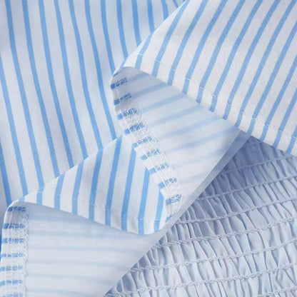 Blue Amalfi Stripe Set