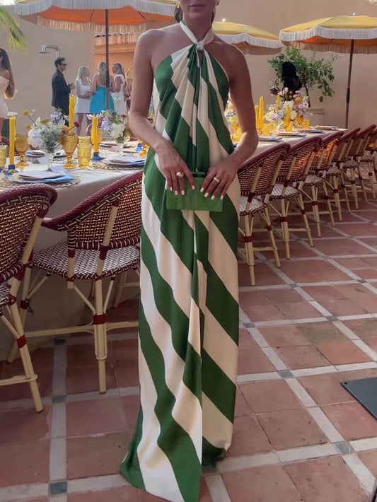 Sasha | Riviera Stripe Maxi