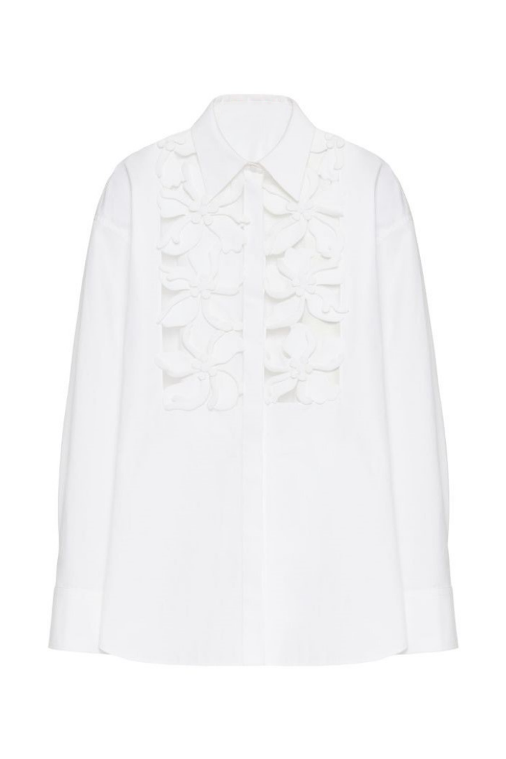 Juliete Floral Cutout Long Sleeves Shirt