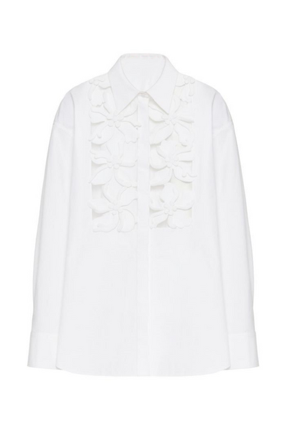 Juliete Floral Cutout Long Sleeves Shirt