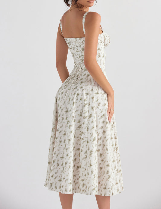 Selina | Waist Shaper Flower Sundress