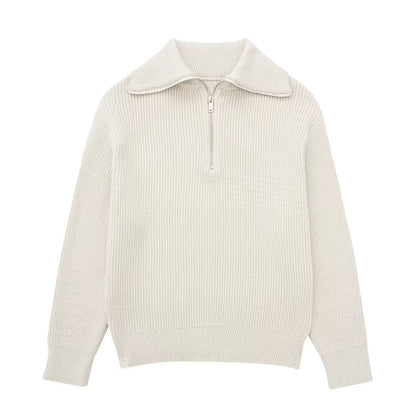 Holly Quarter Zip Sweater
