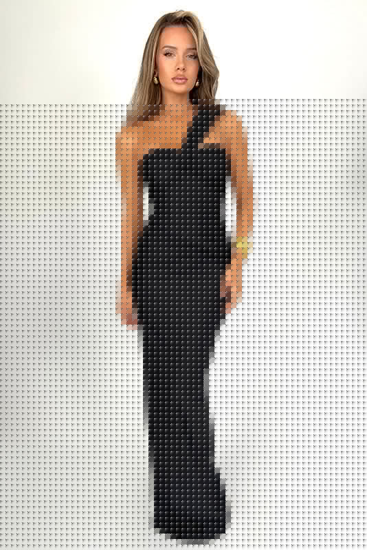 Autumn One - Shoulder Patchwork Bodycon Dress