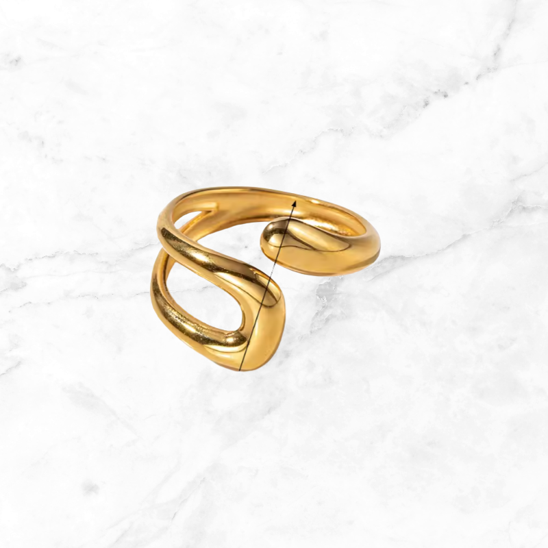 Noir Gold Power Rings