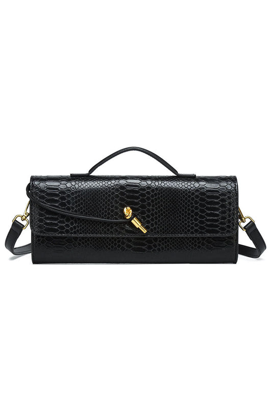 Woven Design Evening Clutch Bag
