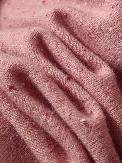 Natalie Classic Crew Neck Solid Color Knitted Cardigan