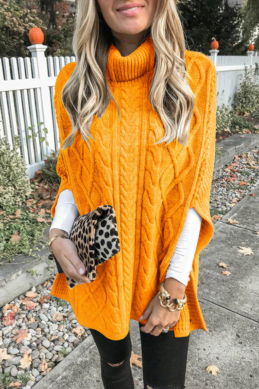 Fashion Casual Solid Pullovers Turtleneck Sweaters(7 Colors)