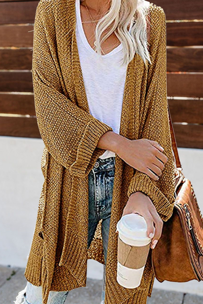 Solid Hollowed Out Sweater Cardigans(10 Colors)