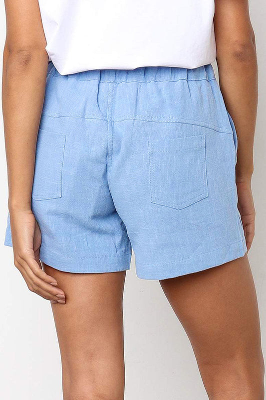 Casual Solid Pocket Loose High Waist Straight Bottoms(7 Colors)