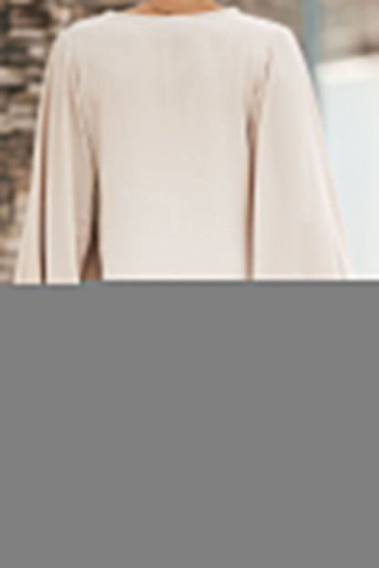 Fashion Street Solid Split Joint V Neck Tops(4 Colors)