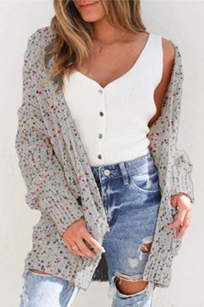 Casual Patchwork Pocket Tops Sweater(7 Colors)