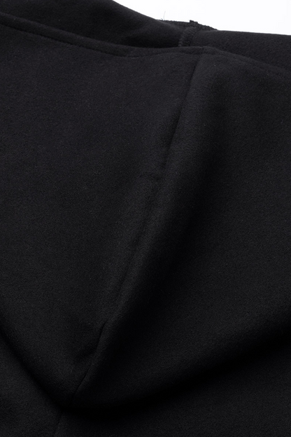 Casual Elegant Solid Patchwork Buttons Hooded Collar Outerwear(7 Colors)