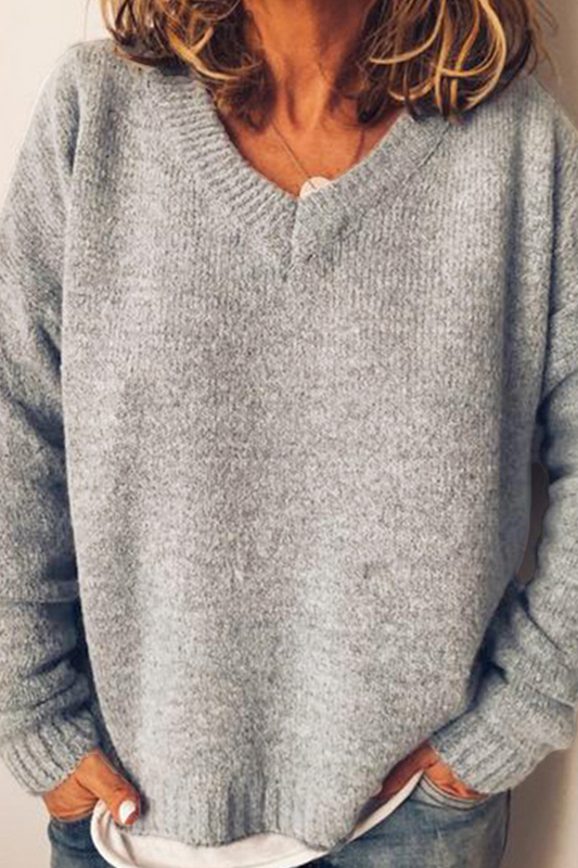 Casual Solid Patchwork O Neck Tops(6 Colors)