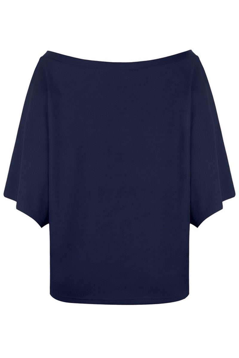 Casual Street Print Patchwork Off the Shoulder T-Shirts(3 Colors)