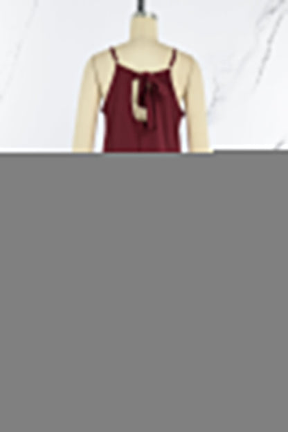 Casual Solid Solid Color V Neck Loose Jumpsuits(6 Colors)