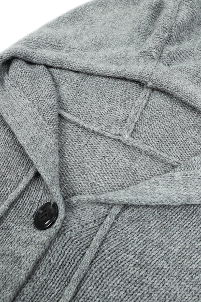 Casual Solid Buttons Hooded Collar Cardigans(8 Colors)