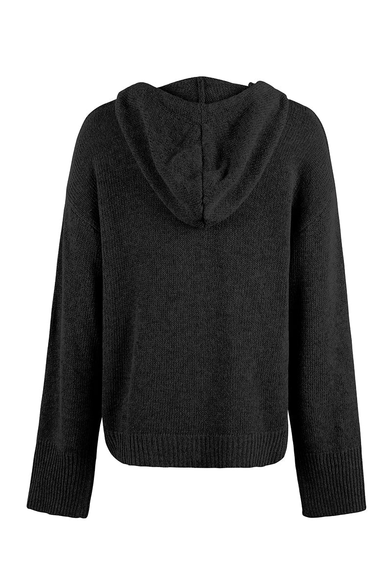 Casual Solid Buttons Hooded Collar Cardigans(8 Colors)