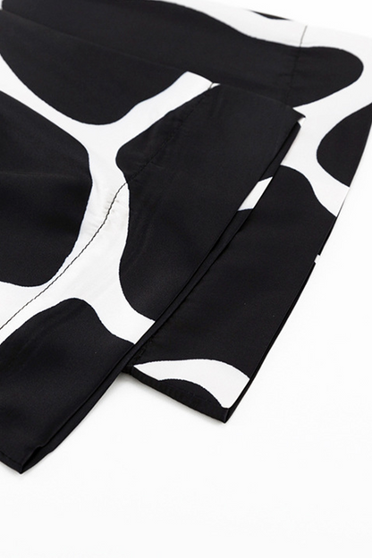 Casual Living Geometric Print Bandage Sleepwear