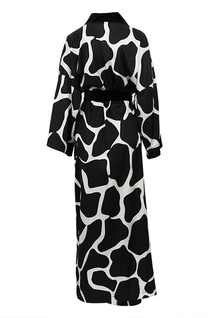 Casual Living Geometric Print Bandage Sleepwear