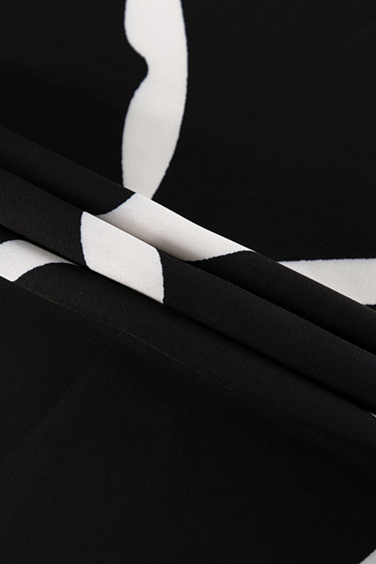 Casual Living Geometric Print Bandage Sleepwear