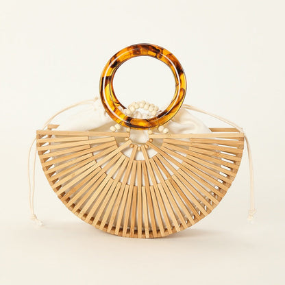 Casual Solid Weave Bags