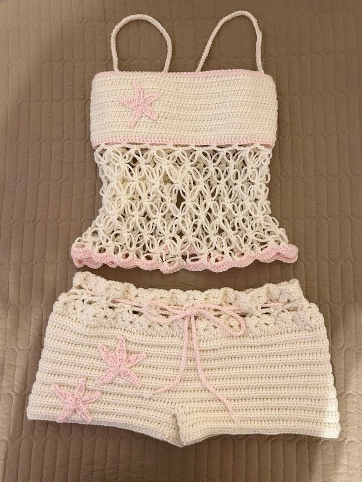 Starfish Net Crochet Set