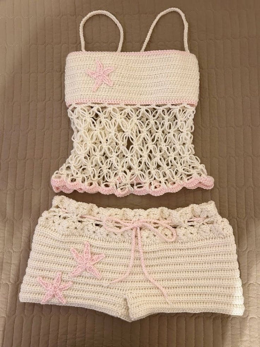 Starfish Net Crochet Set