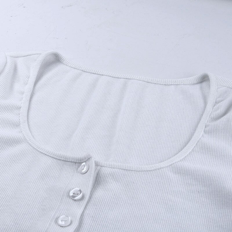 DressBetty - Corset Skinny Knitted Tee