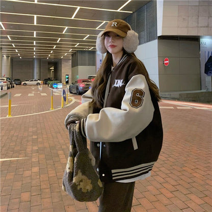 DressBetty - Hiphop Varsity Bomber Cyber Y2k Jacket