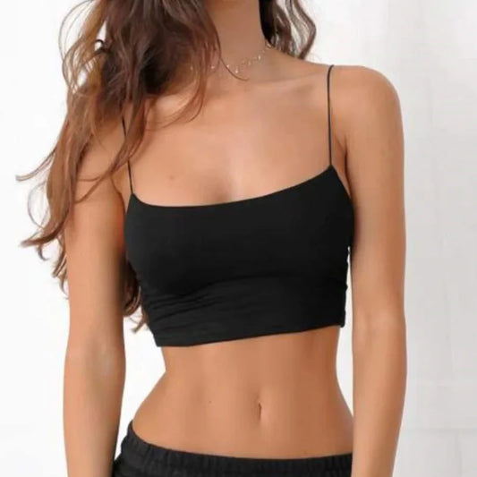 DressBetty - 2024 Sexy Elastic Cotton Camisole Sleeveless Tank Top