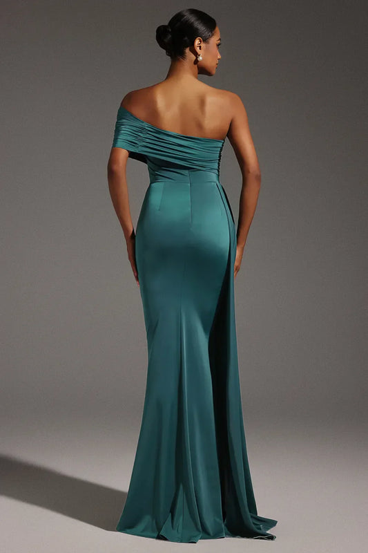 Davina | Sleeveless One Shoulder Maxi Dress