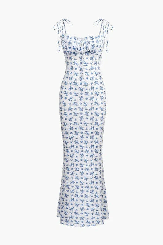 Dahlia Blossom Corset Dress