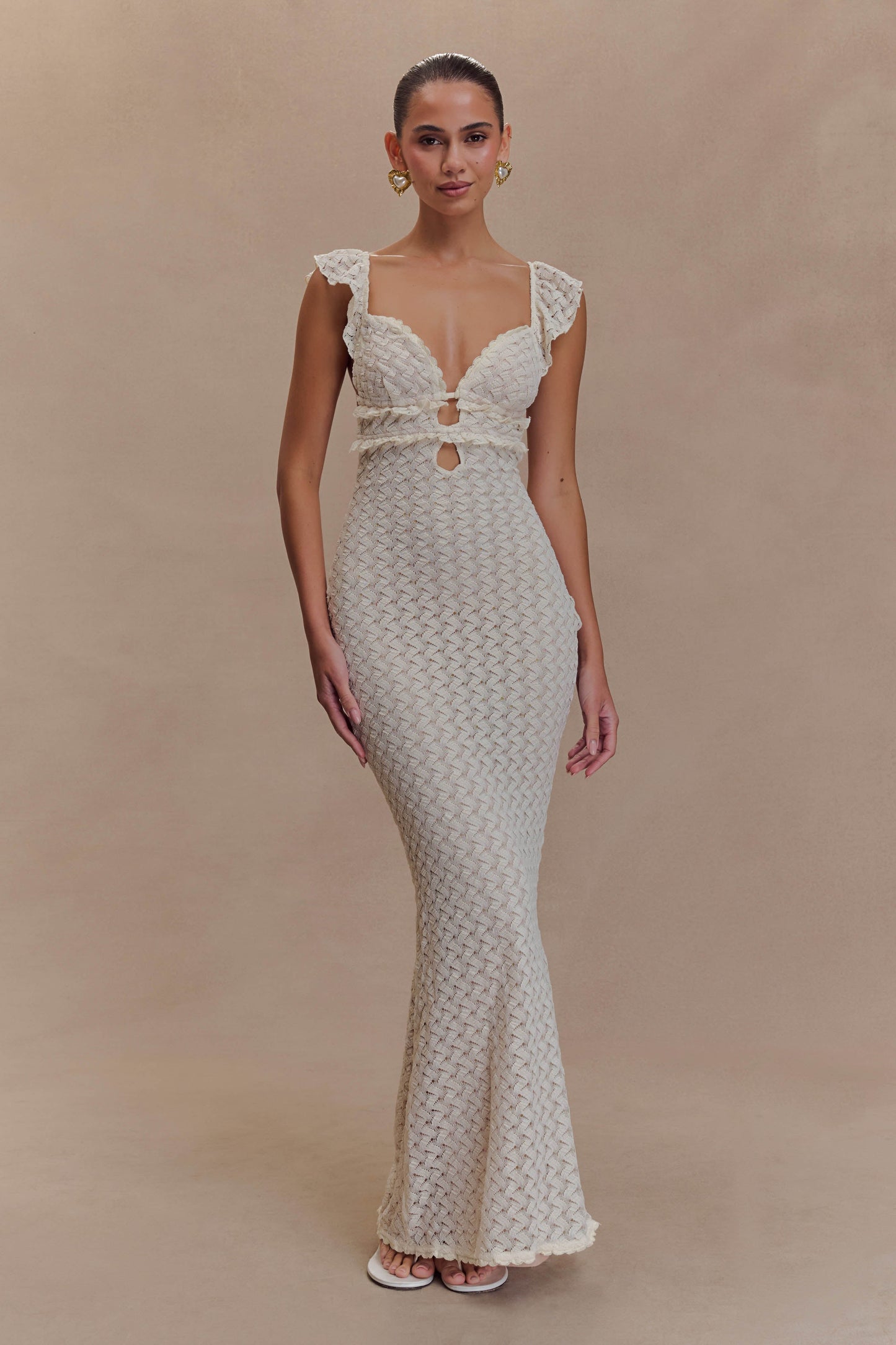 Eleanor - Knit Keyhole Maxi Dress