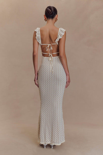 Eleanor - Knit Keyhole Maxi Dress