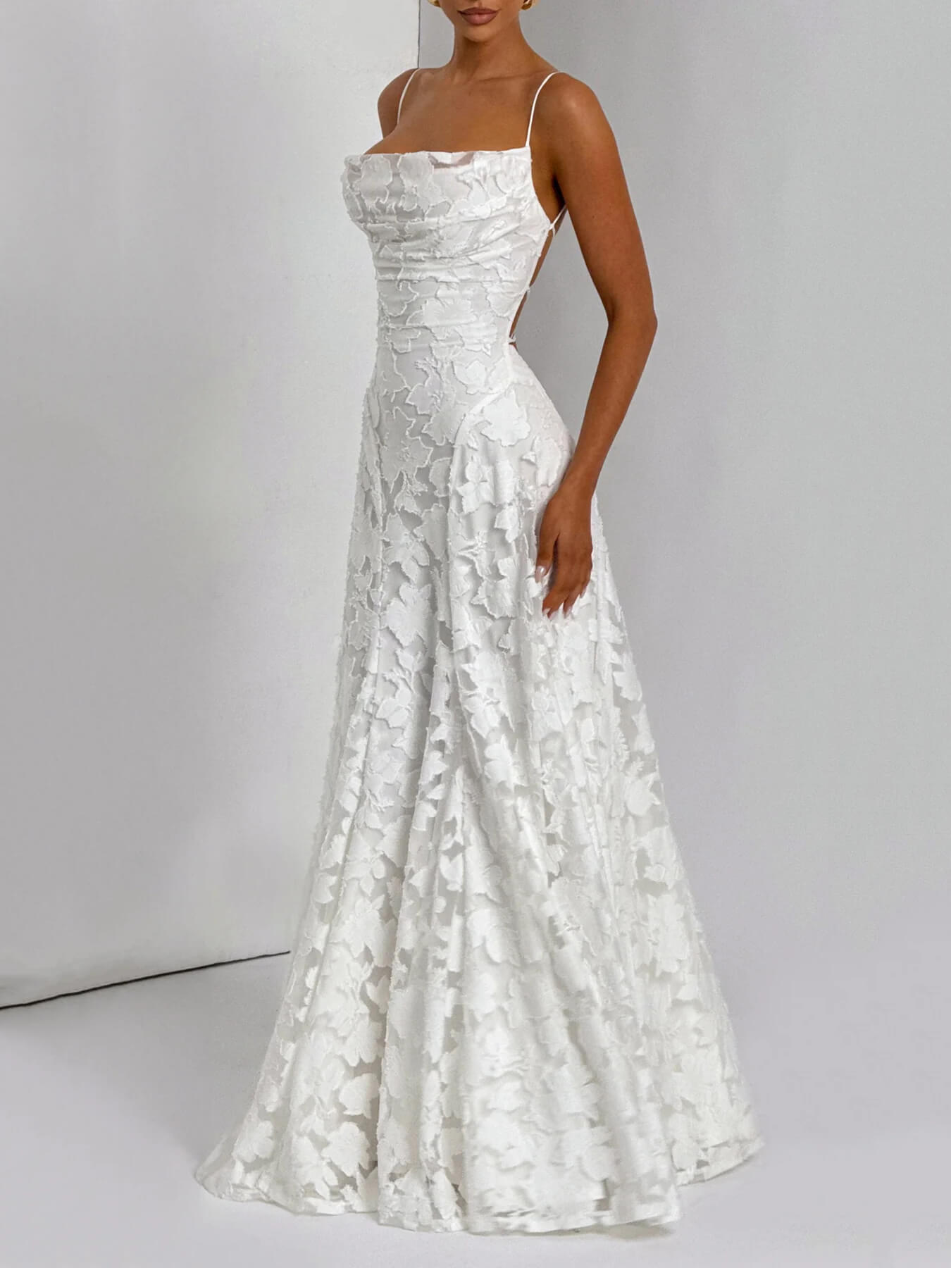 Melissa | Flower Maxi Dress