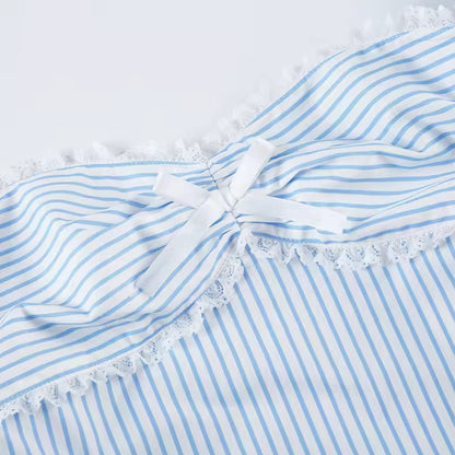 Blue Amalfi Stripe Set