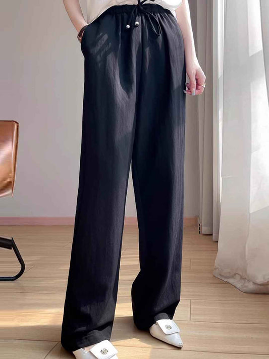 Camila Casual Draped Wide Pants